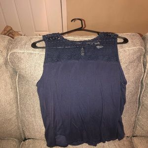 Navy blue tank top